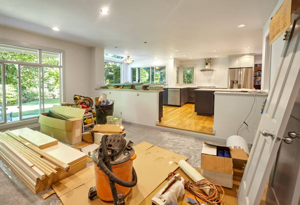 Professional Kitchen Island Installation technician working in Flourtown, PA